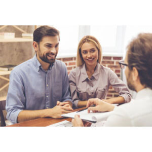 Image of young entrepreneurs getting business consultation